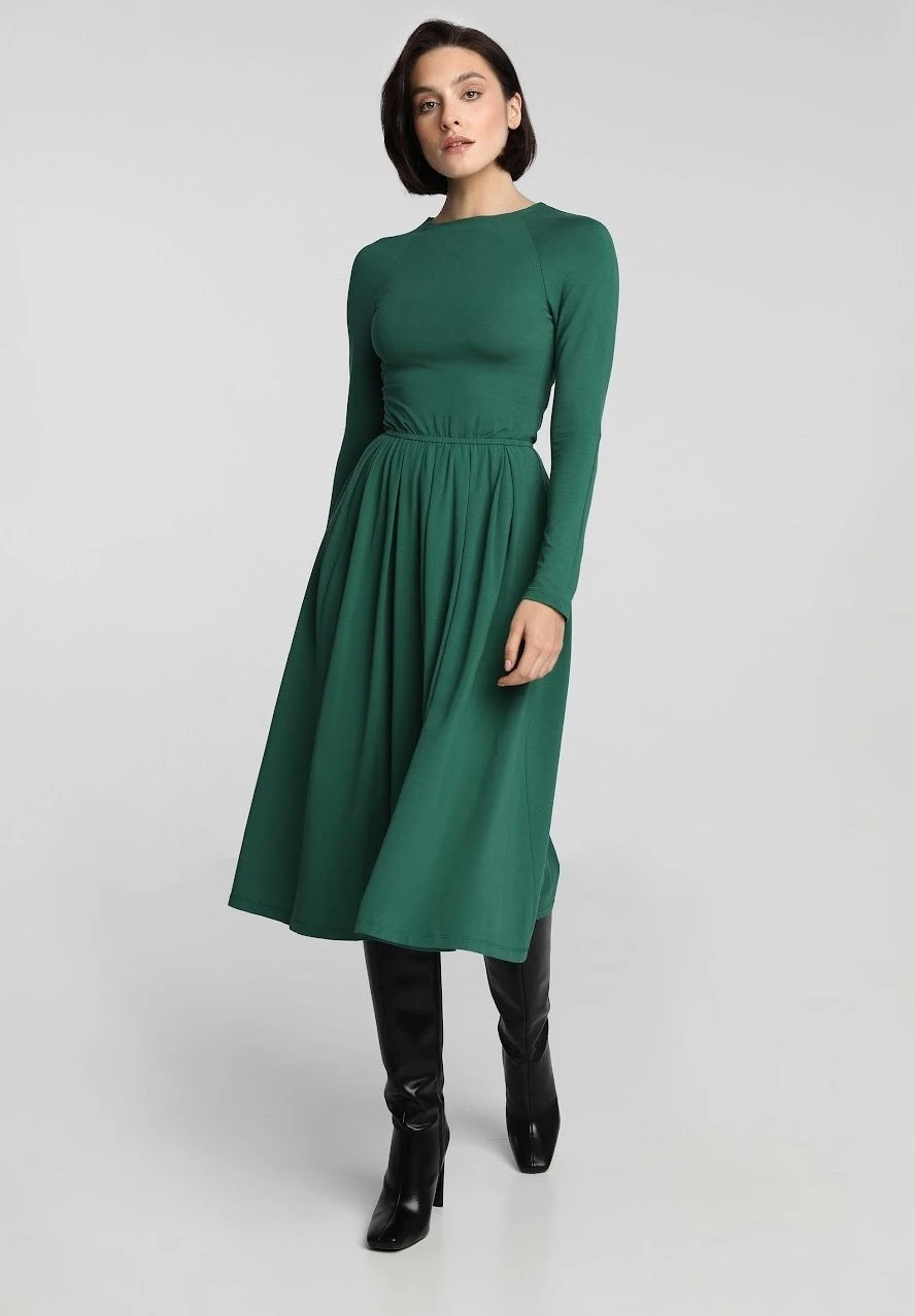 Sofia - Jurk - Szmaragdowy 4 Sofia - Jurk - Szmaragdowy - Afbeelding 2