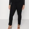ONLY CARMAKOMA Carelora Slit Pant - Broek - Black -Mode Dames Winkel f656512ca24248989e0abe841bf27cb4