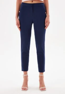 With Pocket - Broek - Navy Blue