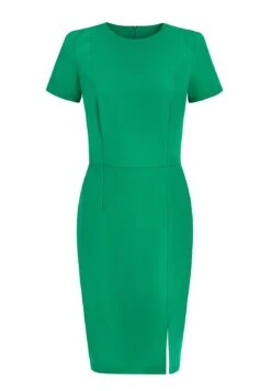 Z Krótkim Rękawem - Etui-Jurk - Green -Mode Dames Winkel f9964d986993427e9bb58a03bc0eccf3