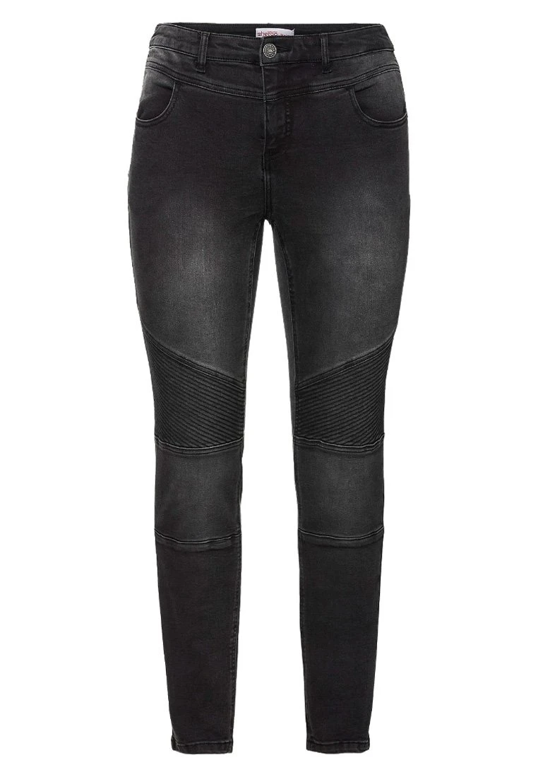 Sheego Jeans Skinny Fit - Black Denim 7 Sheego Jeans Skinny Fit - Black Denim - Afbeelding 5