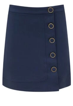 Back To 70'S - A-Lijn Rok - Navy 13 Back To 70'S - A-Lijn Rok - Navy -Mode Dames Winkel fd0cc030ae004215b4e1f62d26caa320
