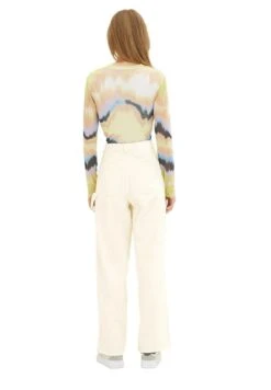 TOM TAILOR Denim Straight Fit - Straight Leg Jeans - Creme -Mode Dames Winkel fdb2b4321261460e88fc444b47355e6d